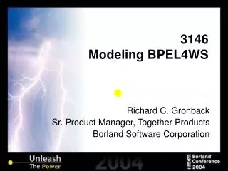 3146 Modeling BPEL4WS