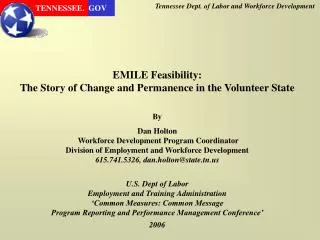 Tennessee Dept. of Labor and Workforce Development