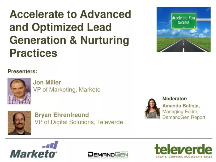 accelerate to advanced and optimized lead generation nurturing practices