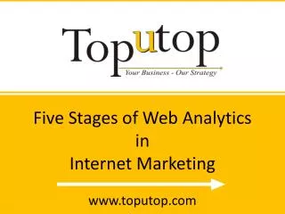 Five Stages of web analytics in internet marketing