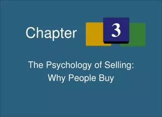 The Psychology of Selling: Why People Buy