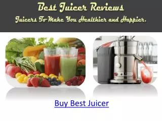 Buy Best Juicer