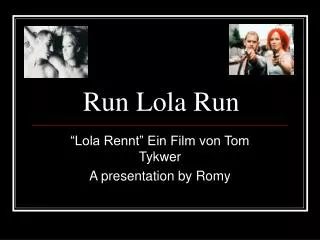 Run Lola Run