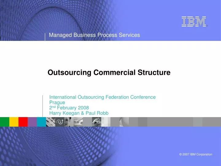 outsourcing commercial structure