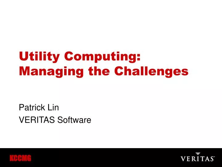 utility computing managing the challenges