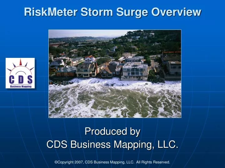 riskmeter storm surge overview