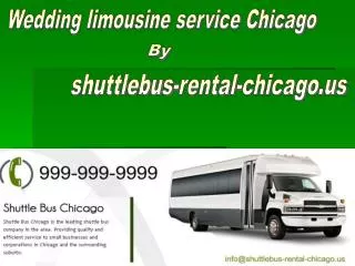 Wedding bus rental Chicago