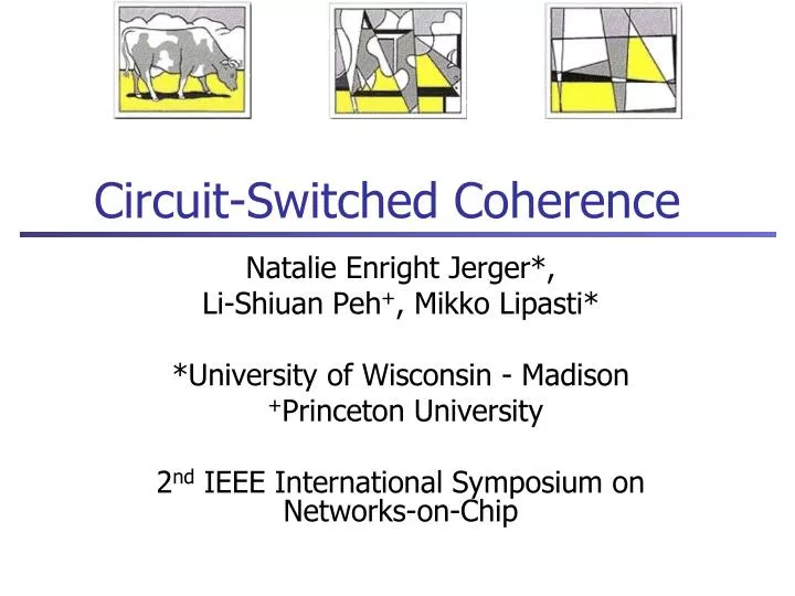 circuit switched coherence