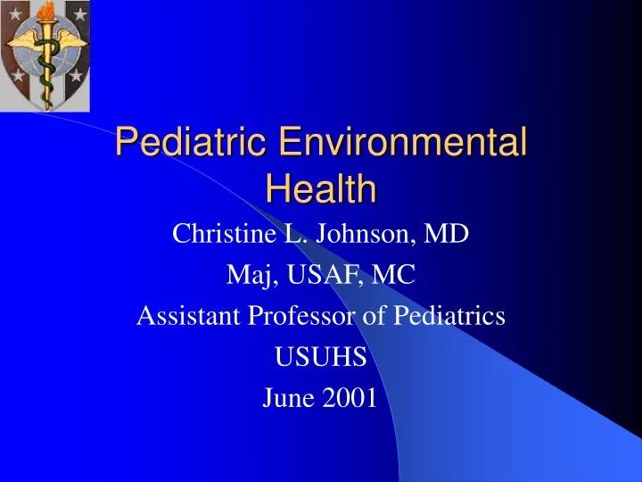 pediatric environmental health