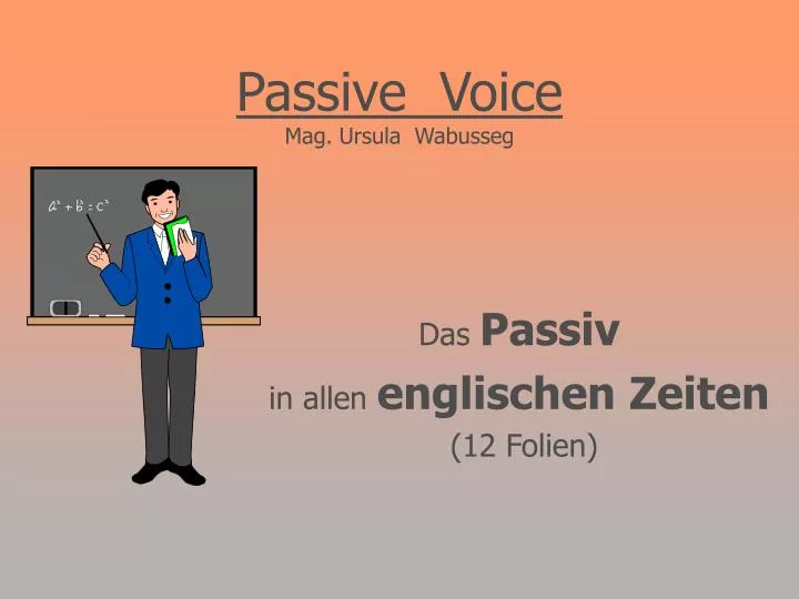 passive voice mag ursula wabusseg