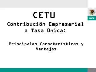 Contribución Empresarial a Tasa Única: