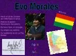 Evo Morales - slide 1