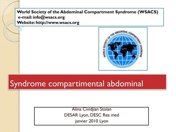 syndrome compartimental abdominal