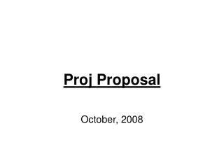 Proj Proposal