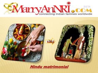 Hindu Matrimonial - The Basics Of Hindu Matrimony