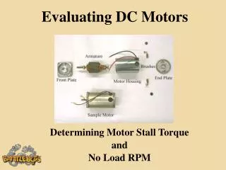 Evaluating DC Motors