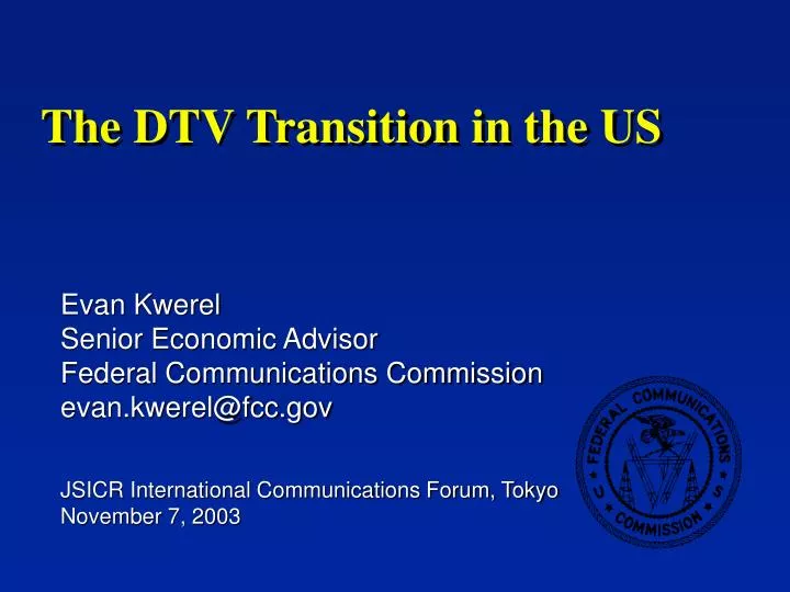 the dtv transition in the us