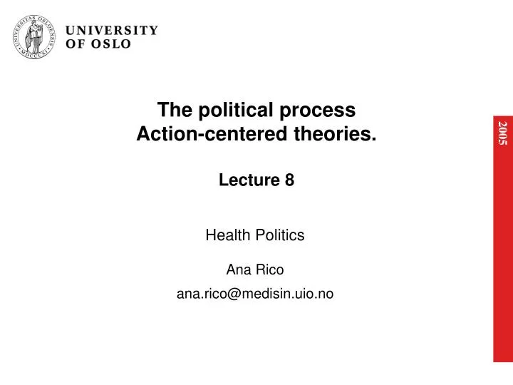 the political process action centered theories lecture 8