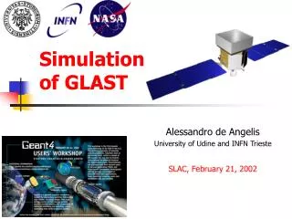 Simulation of GLAST