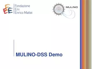 MULINO-DSS Demo
