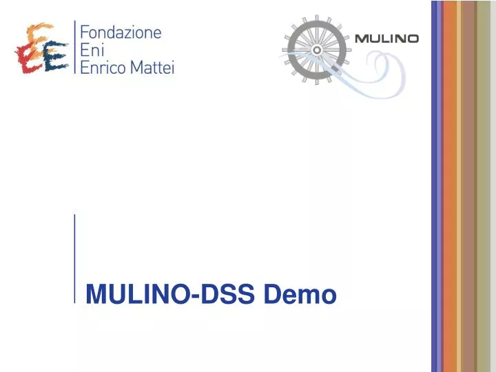 mulino dss demo