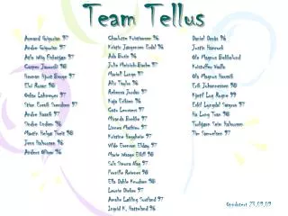 Team Tellus