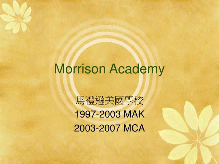 morrison academy