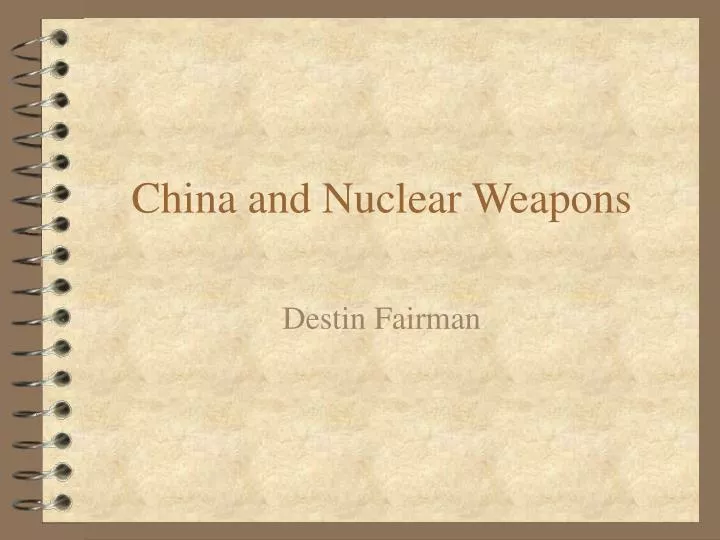 china and nuclear weapons