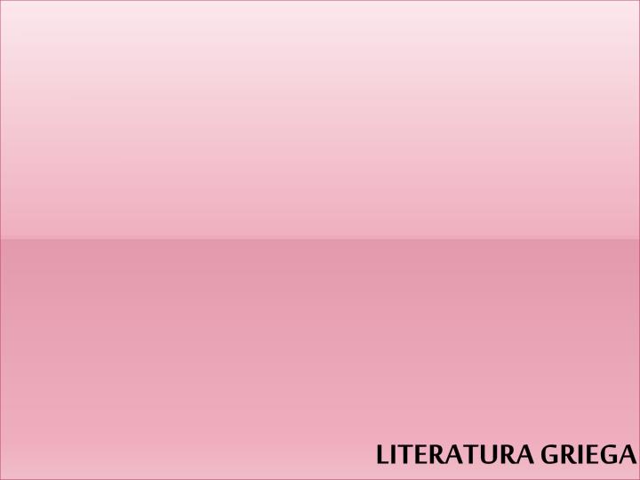 literatura griega