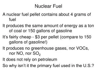 Nuclear Fuel