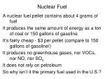 Nuclear Fuel - slide 1