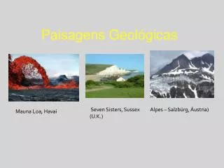 Paisagens Geológicas