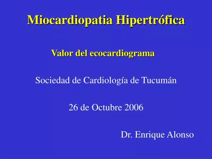 miocardiopatia hipertr fica