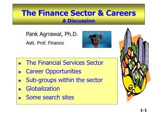 The Finance Sector &amp; Careers A Discussion