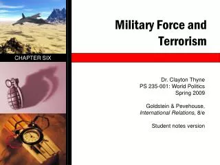 Military Force and Terrorism
