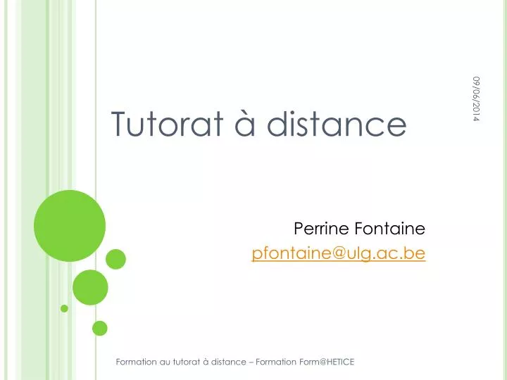 tutorat distance