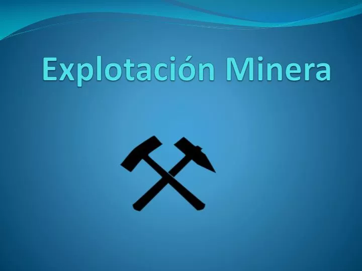explotaci n minera