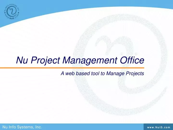 nu project management office