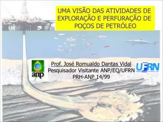 Prof. José Romualdo Dantas Vidal Pesquisador Visitante ANP/EQ/UFRN PRH-ANP 14/99