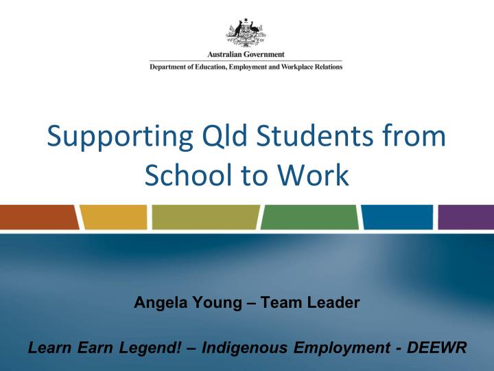 supporting qld students from school to work