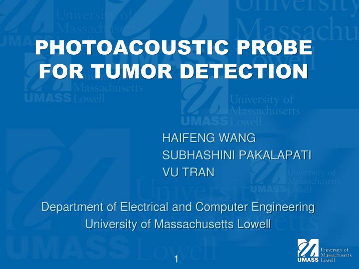 photoacoustic probe for tumor detection