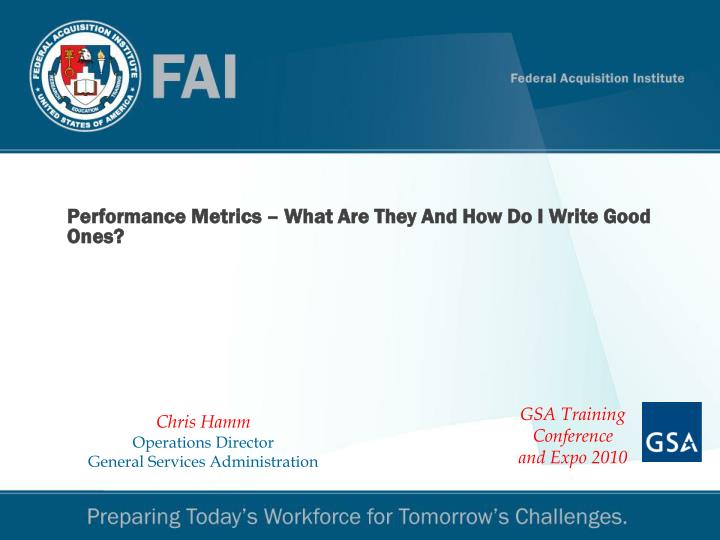 performance metrics what are they and how do i write good ones