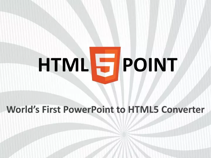 html point