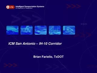 ICM San Antonio – IH-10 Corridor