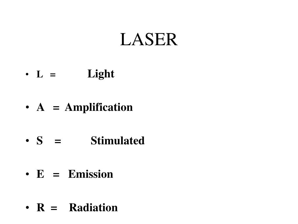 PPT - LASER PowerPoint Presentation, free download - ID:325601