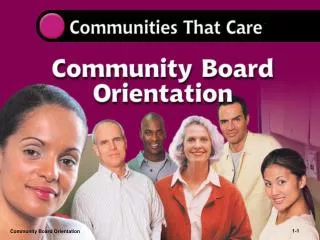 Community Board Orientation
