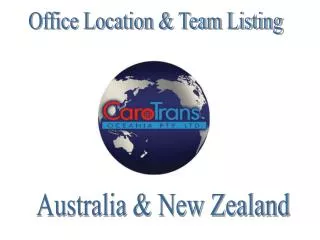 Office Location &amp; Team Listing
