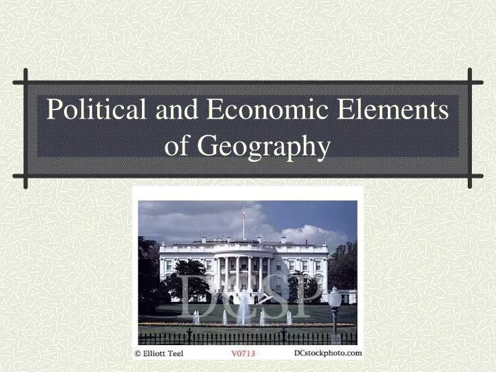 political and economic elements of geography