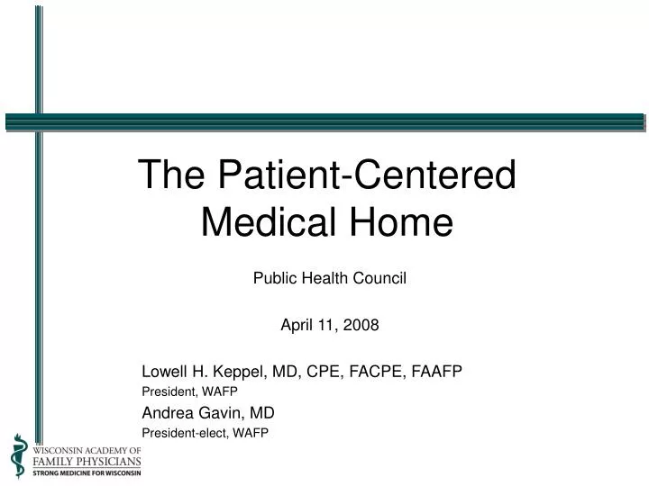 the patient centered medical home