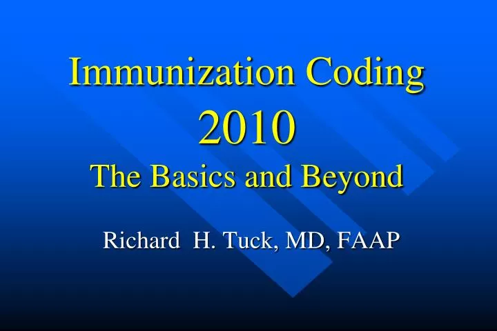 immunization coding 2010 the basics and beyond